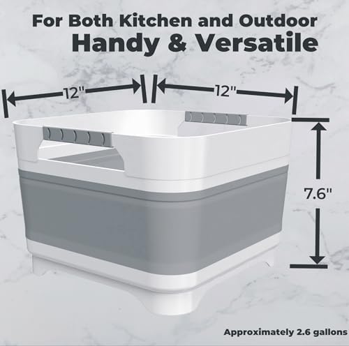 GIMWA 2.6 Gal Collapsible Baby Bottle Wash Basin - Image 2