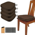 BUYUE Thickened 2.5" Dining Chair Cushions Set of 4, U-Shape High Density Foam by BUYUE