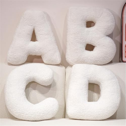Decorative Initial Letter Shaped Throw Pillows - Image 2