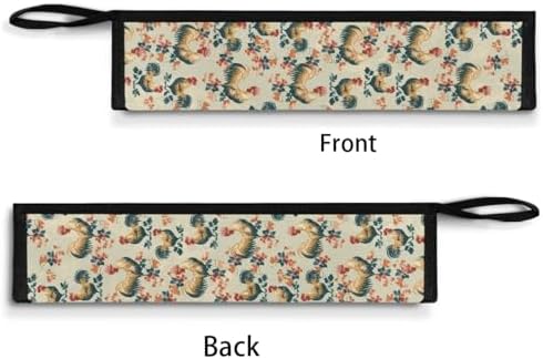 Retro Travel Tableware Box Roosters Flatware Storage Box Case Travel Utensils - Image 3