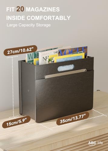 ABC life Magazine Holder, Stable Magazine Rack Floor - Image 2