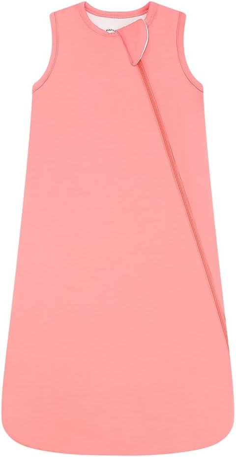 HAPIU Unisex Rayon Made from Bamboo Baby Sleep Sack TOG 1.0, 2-Way Zipper YKK, Wearable Blanket Baby