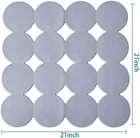 Webos Square Shower Mat Nonslip - Image 2