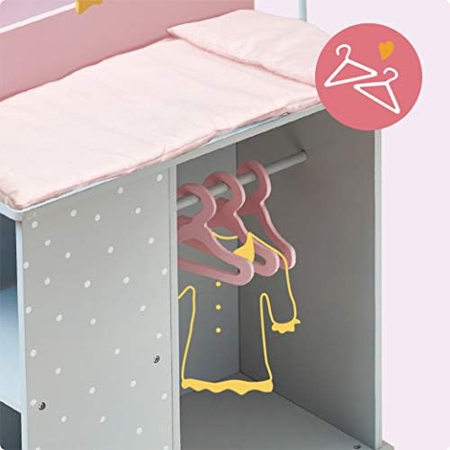 Olivia's Little World 6-in-1 Wooden Baby Doll Changing Station - Image 6