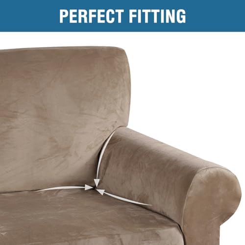 H.VERSAILTEX Stretch Velvet Sofa Covers - Image 4