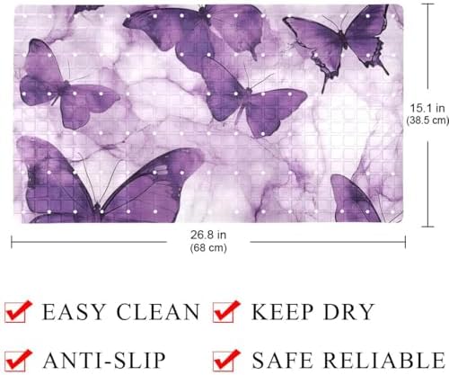 Baby Bath Mat Non Slip 26.8"x15.1" Bathtub Mat - Image 4