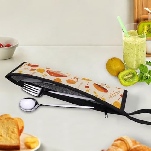 Reusable Straws Carrying Case Travel Utensil Pouch - Image 4