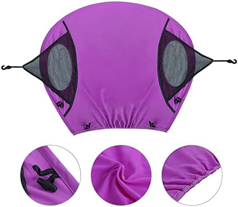 Baby Stroller Sun Shade Sun Rain Shade Blackout Blind Canopy Cover - Image 4
