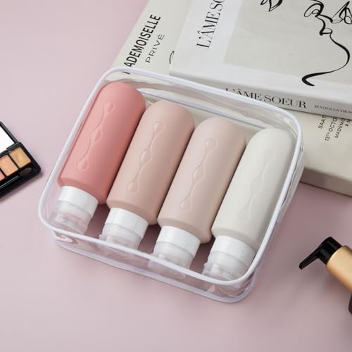 Gemice Travel Bottles for Toiletries, Tsa Approved Travel 6oz Size Containers - Image 3