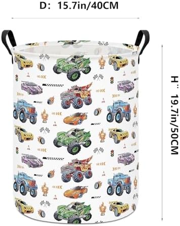 Monster Truck Laundry Hamper Storage Basket - Image 2