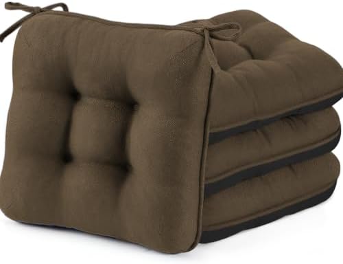 BETU Chair Cushions for Dining Chairs, 3.5" Thick Kitchen Table Chair Pads by BETU