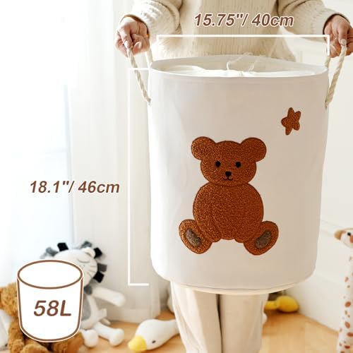 Large Laundry Basket Teddy Bear Hamper - Image 5