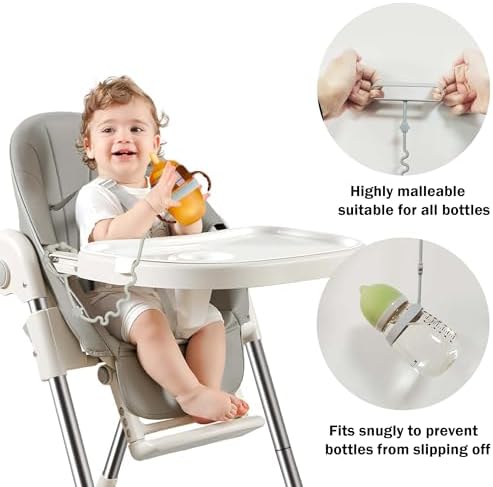 RTMOK Toy Straps for Baby, RTMOK Silicone Setpacifier Clip, Applies to Car Seat - Image 3