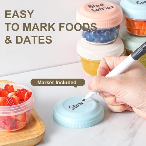 8 Pack Reusable Plastic Containers - 4 oz Small Deli Containers - Image 4