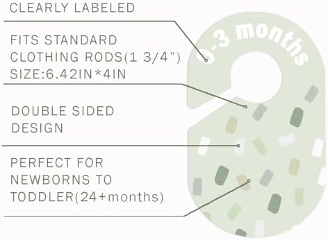 Baby Closet Dividers 8 Pack – Baby Clothes Organizer, Baby Clothes Dividers - Image 2