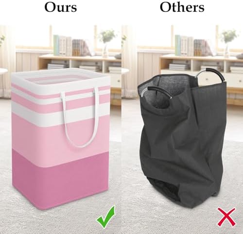 StorageRight Laundry Basket Hamper, 75L Collapsible Clothes Storage - Image 5