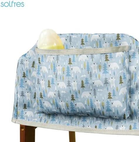 Dual-Belt Baby High Chair Cover, Upgrade Version, - Image 5