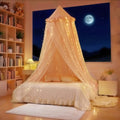 Princess Bed Canopy for Girls, Double Layer Canopy Fits Twin/Full Bed by Eimilaly