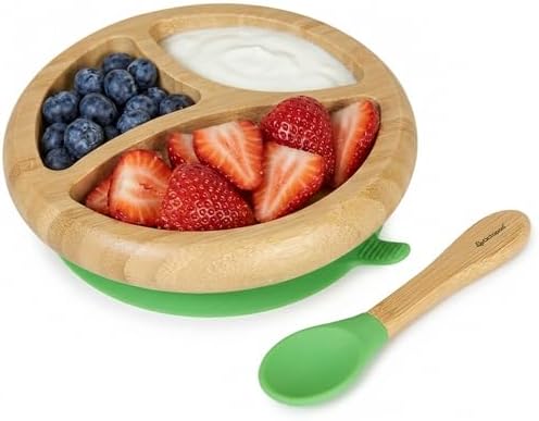 Abiie Octopod Bamboo Dish & Spoon by Abiie