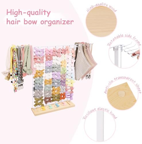 POVETIRE Headband Organizer Baby Bow Holder - Image 5