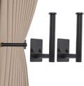2 Pack No Drill Curtain Holdbacks Adhesive Curtain Tiebacks by OCIOLI