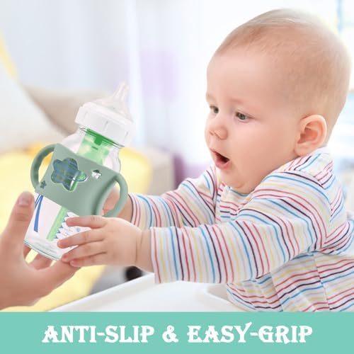 4 Pack Baby Bottle Handles for Dr Brown Wide-Neck PP Material Baby Bottles - Image 5