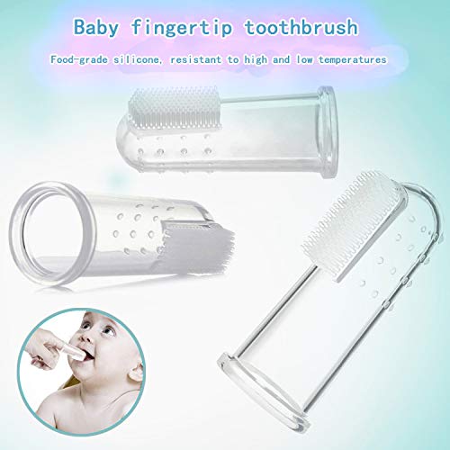 ZELINYE Baby Grooming Kit, 8 in 1 with Brush, Comb, Nail Clipper and File, Nasal Cleaner, Finger Toothbrush, Scissors, Portable Newborn Essentials Set Pink