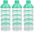 Accmor Formula Dispenser On The Go, 5 Compartments Stackable Formula Container by Accmor