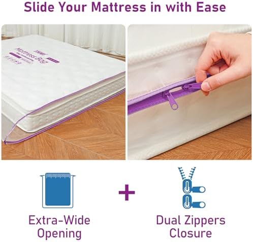 ZCHENBS® - King Mattress Bags for Moving, Waterproof Storage Bag - Image 3
