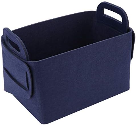 Minoisome Storage Basket Felt Storage Bin Collapsible& Convenient Box Organizer by Unknown
