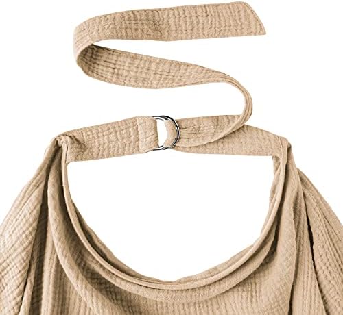 Konssy Muslin Nursing Cover for Baby Breastfeeding, Breathable 100% Cotton - Image 5