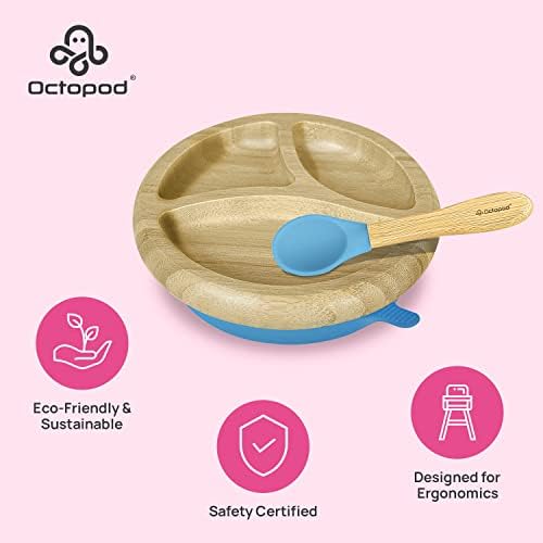 Abiie Octopod Bamboo Dish & Spoon - Image 3