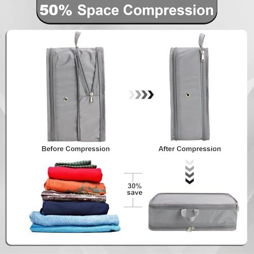 Packing Cubes for Travel Packing Organizers Compression Travel Cubes - Image 5