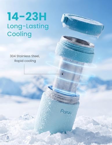 Paruu Portable Breast Milk Cooler, 304 Stainless Steel Breastmilk Chiller - Image 3