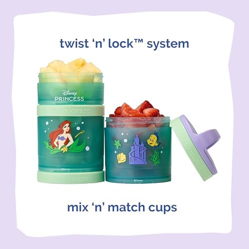 Whiskware Disney Princess Stackable Snack Containers - Image 3