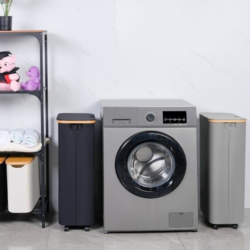 iEGrow 75L Slim Laundry Hamper - Image 4