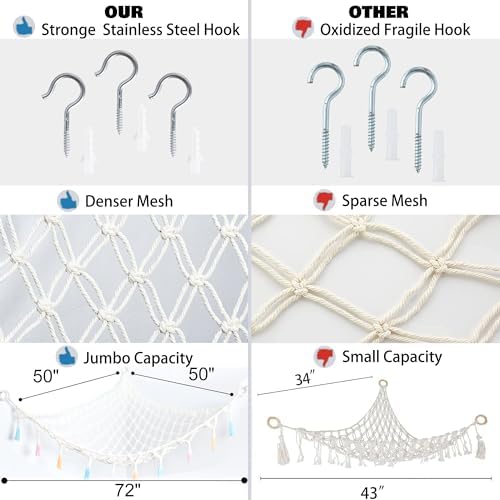 Stuffed Animal Storage Hammock Toy Net - Image 6