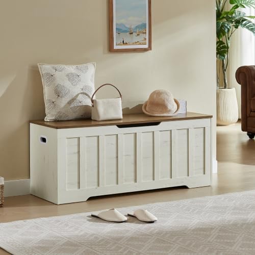 VANKILEY 47.2" Storage Chest Extra Large, Storage Bench. - Image 4