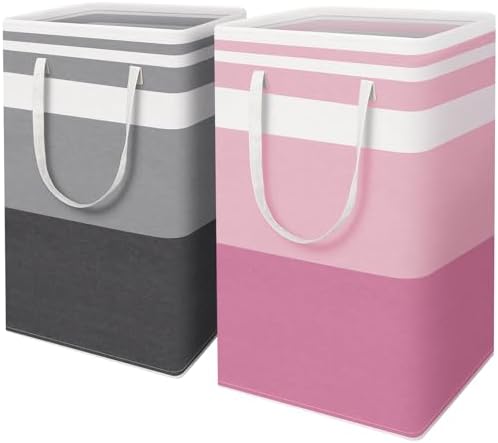 HomeHacks 2 Pack Laundry Baskets, Laundry Hampers Bags by HomeHacks