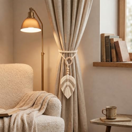 Novabright 4 Pack Boho Curtain Tiebacks - Image 6