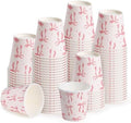 WRAPAHOLIC 3oz Pink Bow Bathroom Cups by WRAPAHOLIC
