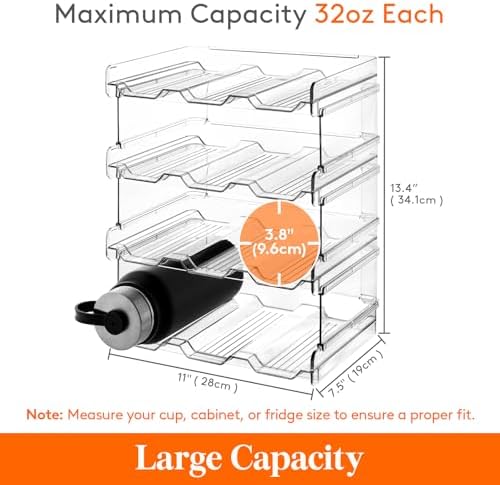 Lifewit Stackable Water Bottle Organizer - Image 5