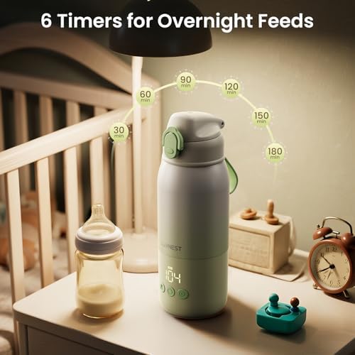 Portable Baby Bottle Warmer for Breastmilk & Formula, 12oz Travel Warmer - Image 5