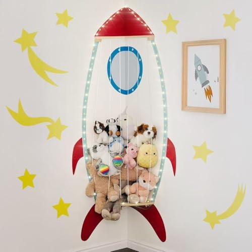 PUTSKA Corner Stuffed Animal Storage, Wall Mounted by Putska