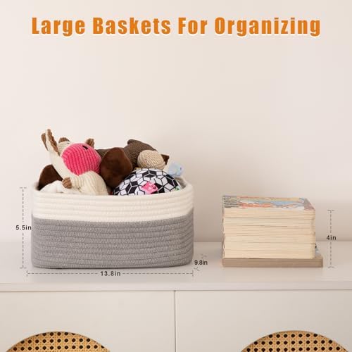 OIAHOMY 4 PACK 12L Storage Baskets - Image 2