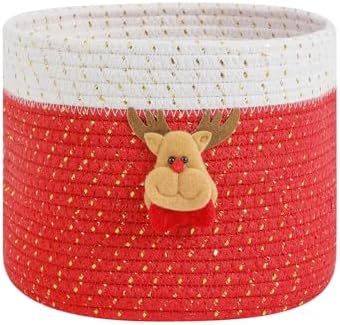 Christmas Baskets Cotton Rope Baskets by INough