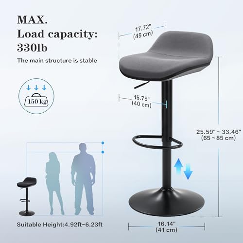IWMH Standing Desk Stool, Adjustable Standing Desk Chair, Sit Stand Stool - Image 3