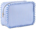 Ruffled Makeup Bag by EMBRUNIONCE