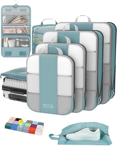 OlarHike 8 Set Compression Packing Cubes by OlarHike