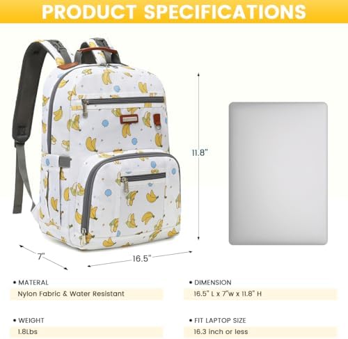 Diaper Bag Backpack, Large Baby Nappy Bags - Image 4